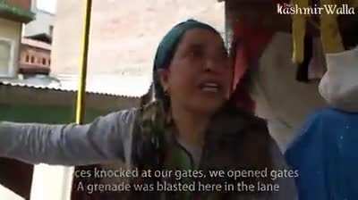 "They stole everything, even cooking gas cylinders": Families speaking about massive damage at gunfight site in Srinagar, Kashmir