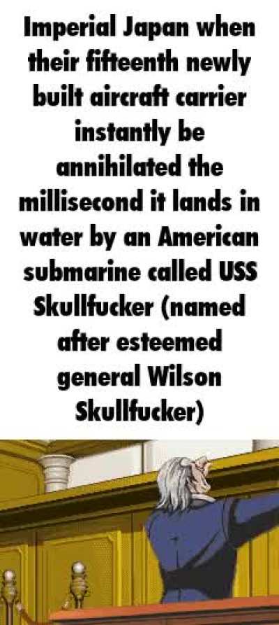 America was quite literally spawn camping Japan&rsquo;s ships dude