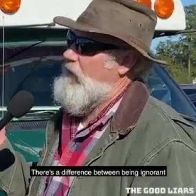 Trump Supporter: Biden voters are being "willfully ignorant" about election results