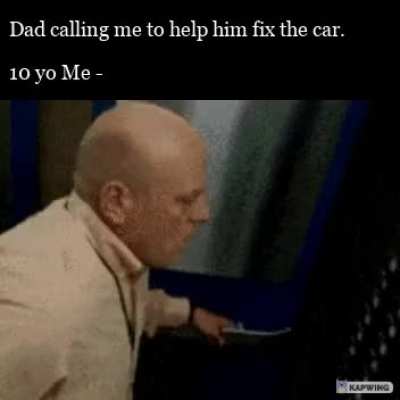 *Cries while holding the flashlight.