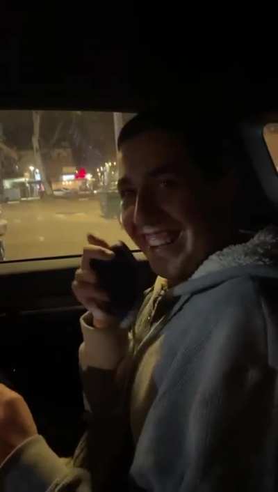 The guy in the video says: &ldquo;I told you that if you say that joke you are dead&rdquo;