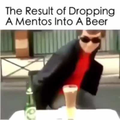 Mentos experiment