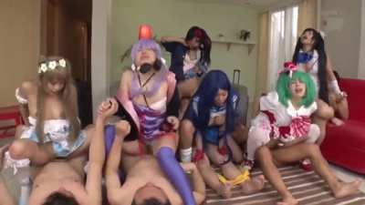 Cosplay convention party