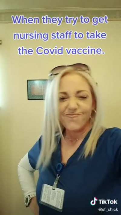 &ldquo;Nurse&rdquo; against the vaccine
