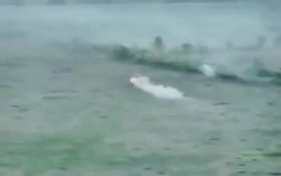 Ukrainian Bradley firing at a Russian BMP across the field. Somewhere east of Pokrovsk. Published July 2024