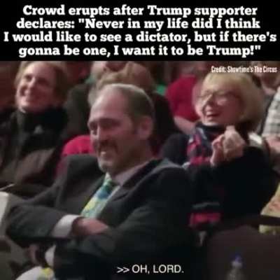 Qanon Karen wants Trump to be a dictator. Because fReEdOm!