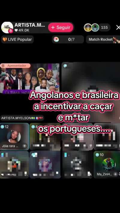 Angolana que vive na Europa apela para que os seus compatriotas "comecem a ca&ccedil;ar os portugueses para mat&aacute;-los"