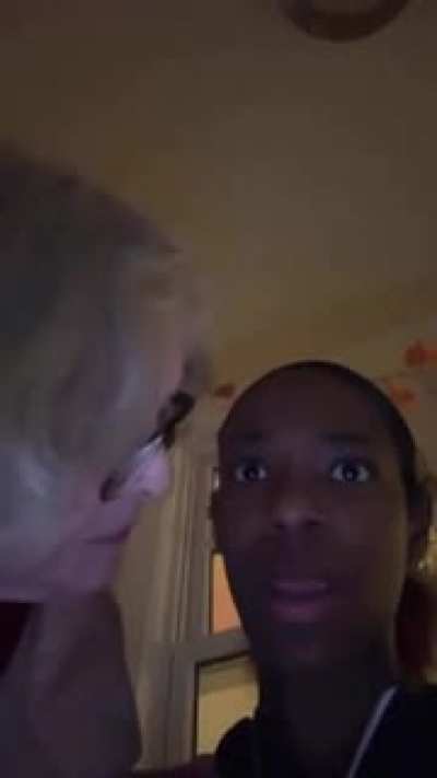 Oh Nah: Grandma Was Trying To Get Some Sugar From This Chick! "Give Me A Kiss"