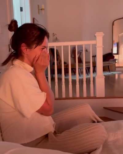 Selena&rsquo;s reaction to booking Emilia Perez IG August 2024