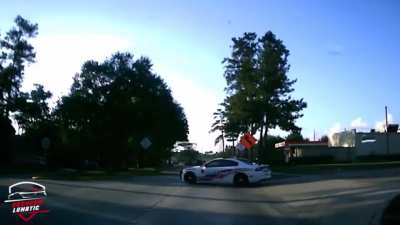 [USA] Truck blows stop sign and almost immediately gets pulled over