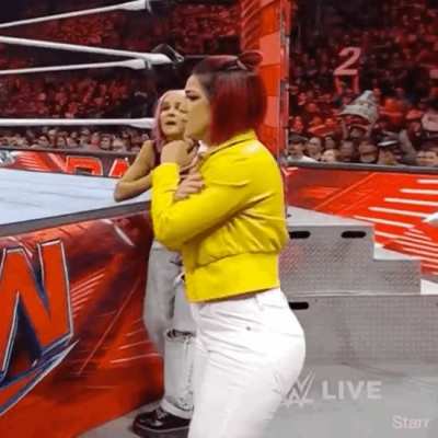Bayley booty in those tight white jeans