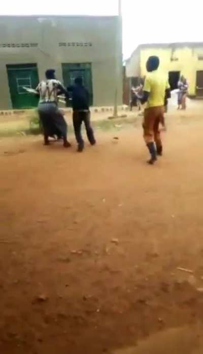 family fight somewhere in Africa