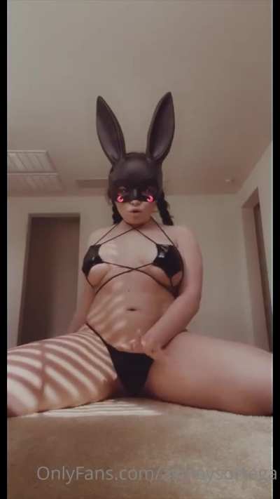 Bad Bunny first part. Click &ldquo;redgifs&rdquo; above for vid with sound