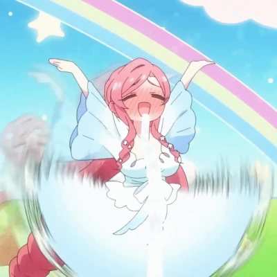 Here she comes! (Hahari Sprint GIF)