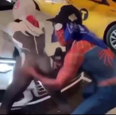 Blursed superhero