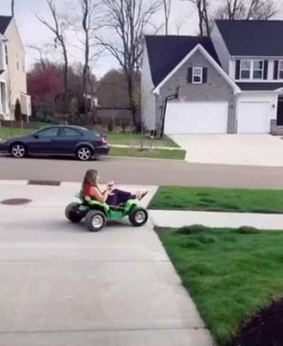HMC while a gentleman drives me around