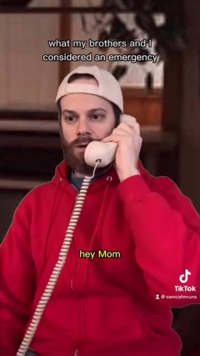 calling mom at work