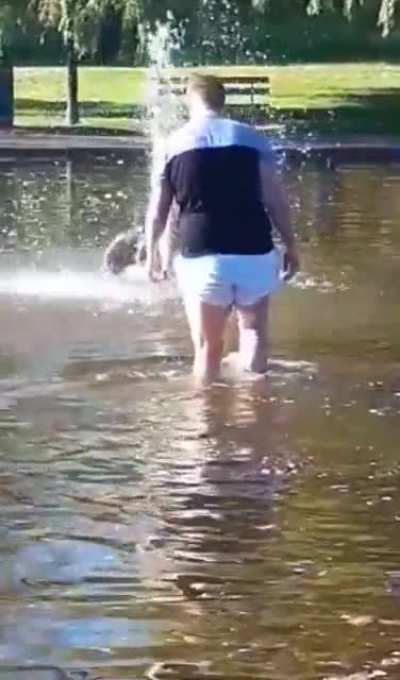At first I thought he lost a bet...