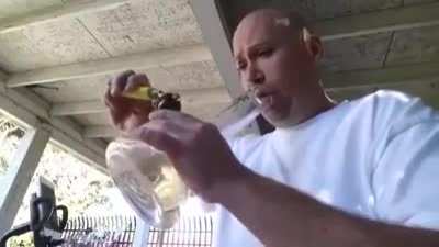 Ripping Carolina reaper bong