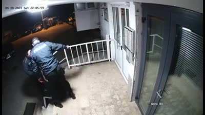 Police brutality in Mostar, Bosnia and Herzegovina.