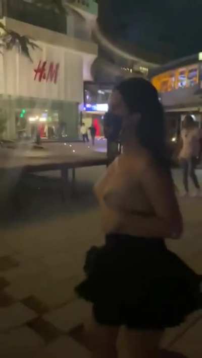 Public Naked Walk