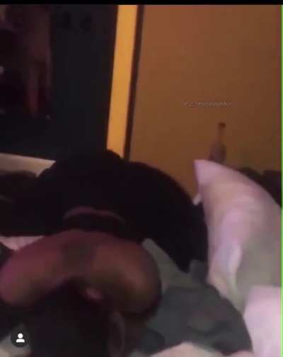 Shaking her ass