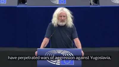 Ru Pov: "Zelensky should be at the negotiating table but instead tours the world selling his forever war..." - Mick Wallace MEP from Ireland