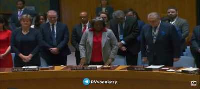 🇺🇳 The UN Security Council observed a minute of silence in memory of the victims in the terrorist attack in Crocus
