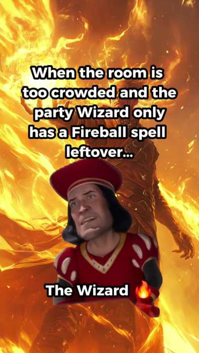 "I SAID I CAST FIREBALL!"