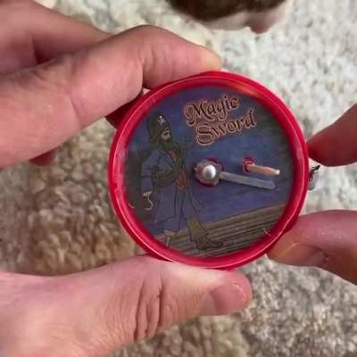 The magic sword.