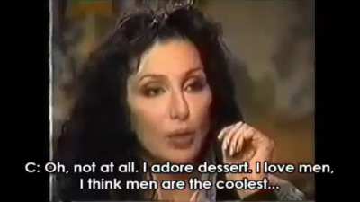 Cher's "Im a rich man" 1996 interview