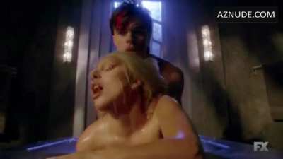 Lady Gaga Doggystyle in Bathtub - American Horror Story 60fps, slightly slowed, brightened HD
