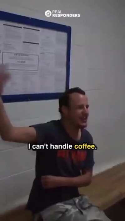 "Don't speak to me before I've had my morning coffee"