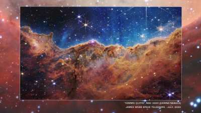 Where in the night sky exactly are the "cosmic cliffs" from the JWST Carina Nebula images? I made an animation to show the immense detail and scale!
