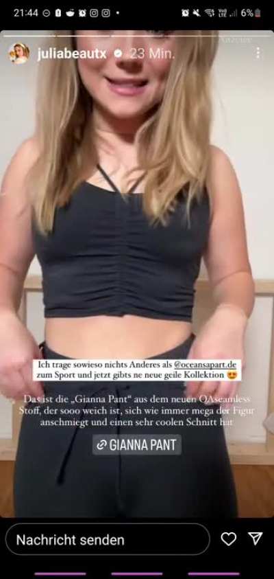 Eine &auml;ltere Oceans Apart Werbung von Julia