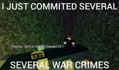 I love it when I commit a crime and this song plays