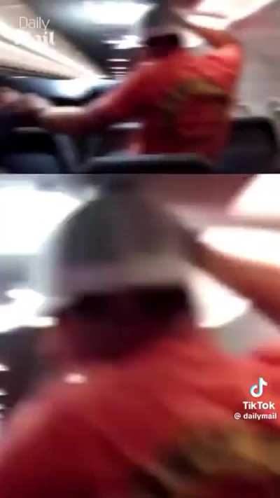 Guy has meltdown in the sky