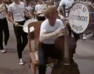 Me as the only string player in my school band