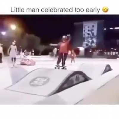 Got a little bit to cocky