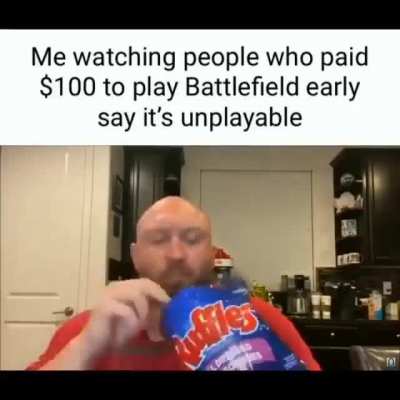 Y&rsquo;all are the ones who decided to buy it after the open beta