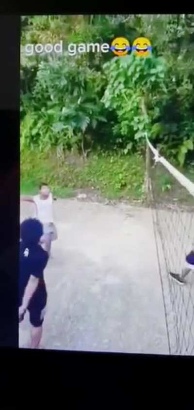 He used his head a brilliant move!