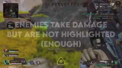 An example of Caustic's broken passive