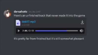 I dug up an old unused DDLC track apparently left by Dan himself. You&rsquo;re welcome.
