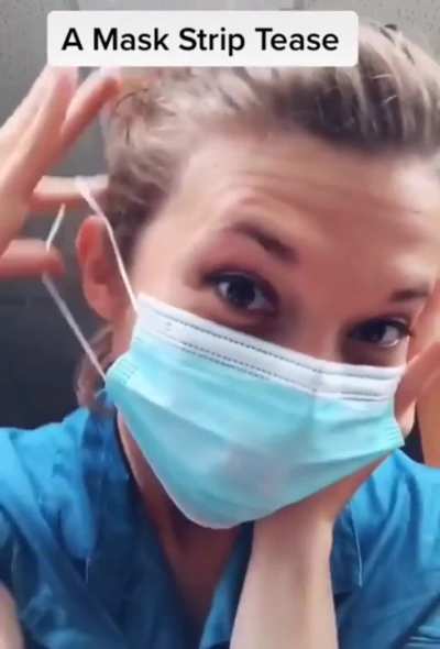 Mask striptease
