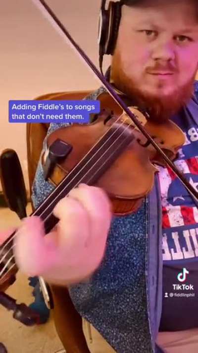 Adding fiddles to songs that don&rsquo;t need them.