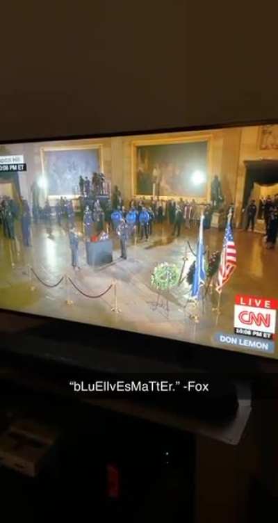Guess which network isn&rsquo;t showing the funeral of Officer Sicknick? Guess which 2 are?