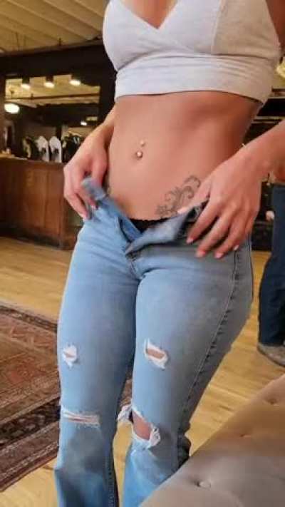 Flashing at the boutique