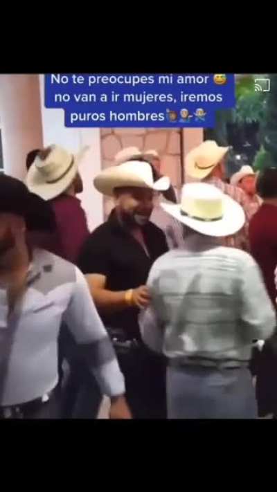 &ldquo;No pasa nada, somos puros hombres&rdquo;