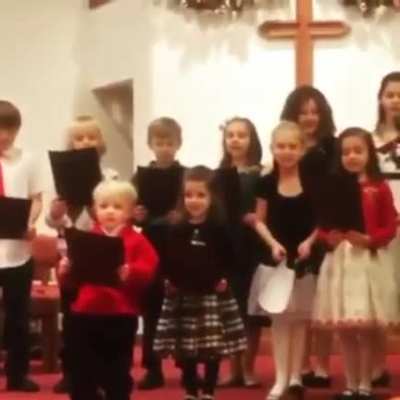 Ah the beautiful sound of a children&rsquo;s choir on Christmas.
