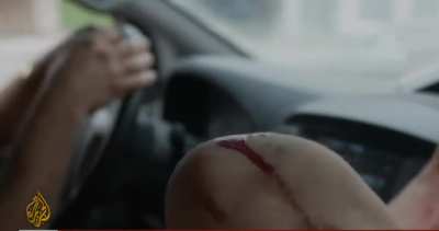 Ambulance driver in Gaza